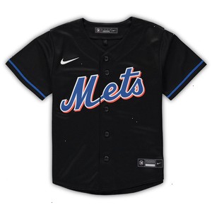 New York Mets Nike Preschool Alternate Replica Team Jersey - Black