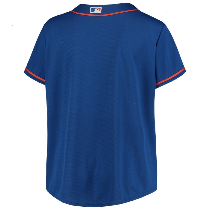 New York Mets Women's Plus Size Alternate Replica Team Jersey - Royal