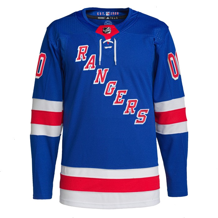 New York Rangers adidas Home Primegreen Authentic Pro Custom Jersey - Royal