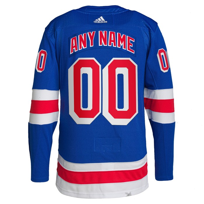 New York Rangers adidas Home Primegreen Authentic Pro Custom Jersey - Royal