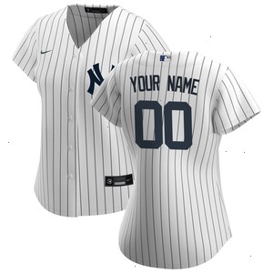 New York Yankees Nike Women's Home Replica Custom Jersey - White