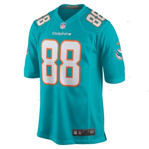 Nick Bowers Miami Dolphins Nike Team Game Jersey - Aqua