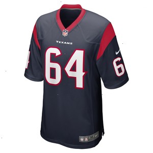 Nick Broeker Houston Texans Nike Team Game Jersey - Navy V1