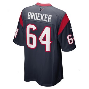 Nick Broeker Houston Texans Nike Team Game Jersey - Navy V1