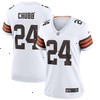 Nick Chubb Cleveland Browns Nike Women's Game Jersey - White