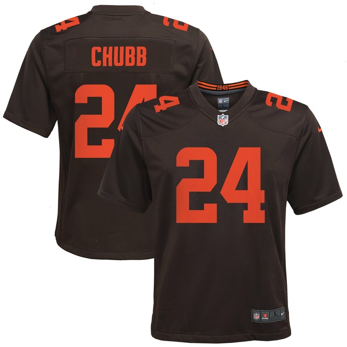 Nick Chubb Cleveland Browns Nike Youth Game Jersey - Brown