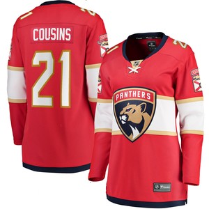 Nick Cousins Florida Panthers Fanatics Branded Women's Home Breakaway Player Jersey - Red