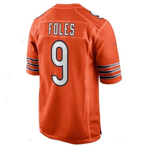 Nick Foles Chicago Bears Nike Game Jersey - Orange