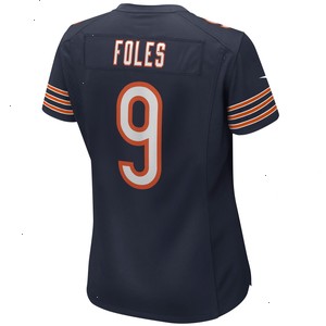 Nick Foles Chicago Bears Nike Women's Player Game Jersey - Navy