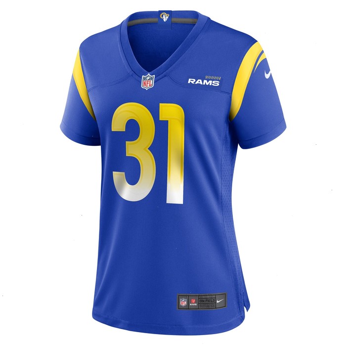 Nick Hampton Los Angeles Rams Nike Women's Home Game Jersey - Royal