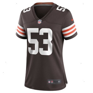 Nick Harris Cleveland Browns Nike Women's Game Jersey - Brown