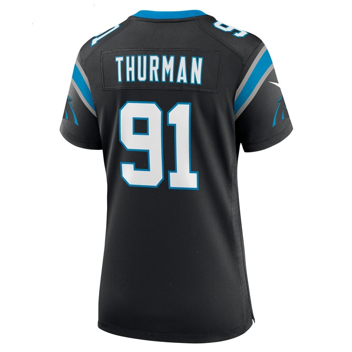 Nick Thurman Carolina Panthers Nike Women's Team Game Jersey - Black