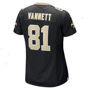 Nick Vannett New Orleans Saints Nike Women's Game Jersey - Black