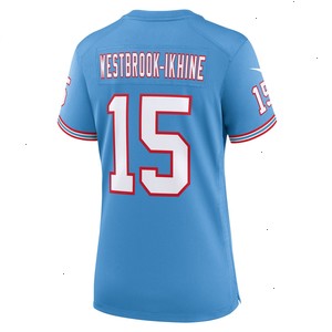 Nick Westbrook-Ikhine Tennessee Titans Nike Women's Oilers Throwback Player Game Jersey - Light Blue