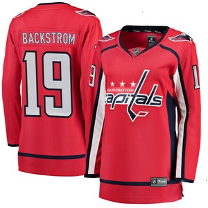 Nicklas Backstrom Washington Capitals Fanatics Branded Women's Home Breakaway Player Jersey - Red