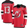 Nico Hischier New Jersey Devils Fanatics Branded Women's Captain Patch Home Breakaway Jersey - Red