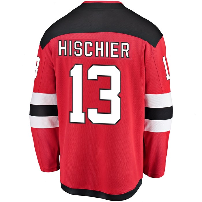 Nico Hischier New Jersey Devils Fanatics Branded Youth Home Breakaway Player Jersey - Red