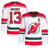Nico Hischier New Jersey Devils adidas Primegreen Authentic Pro Player Jersey - White