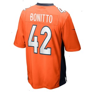 Nik Bonitto Denver Broncos Nike Game Player Jersey - Orange