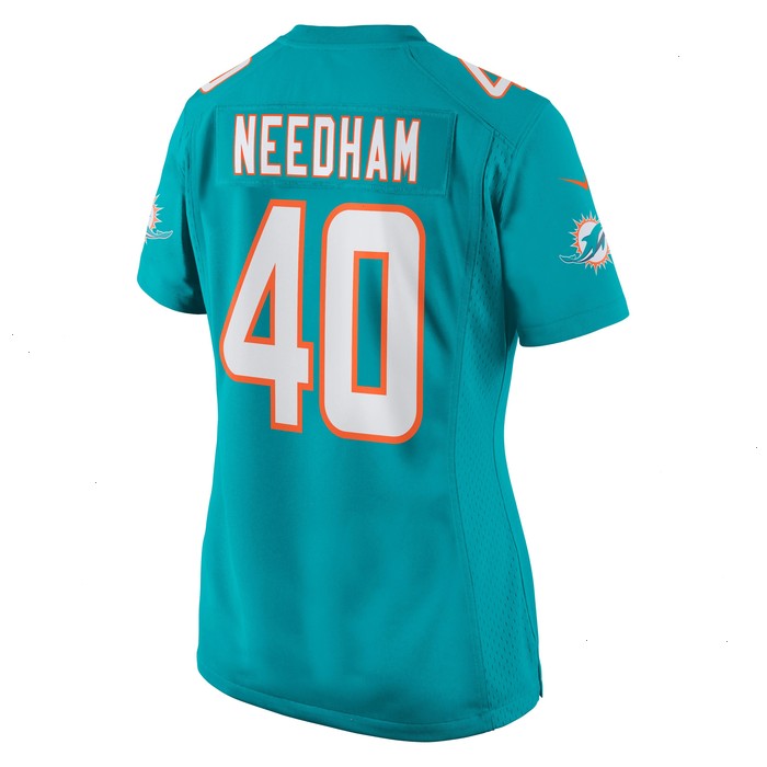 Nik Needham Miami Dolphins Nike Women's Game Jersey - Aqua