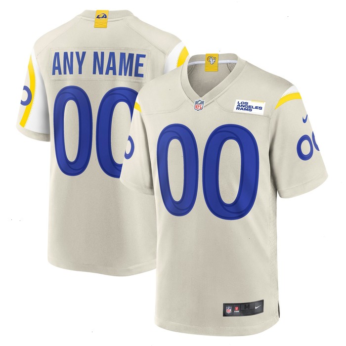 Nike Los Angeles Rams Custom Game Jersey - Bone