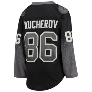 Nikita Kucherov Tampa Bay Lightning Youth Alternate Replica Player Jersey - Black