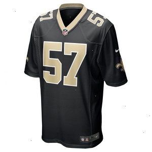 Niko Lalos New Orleans Saints Nike Team Game Jersey - Black