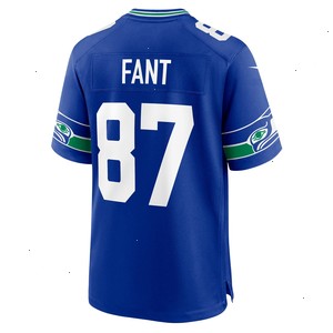 Noah Fant Seattle Seahawks Nike Throwback Player Game Jersey - Royal