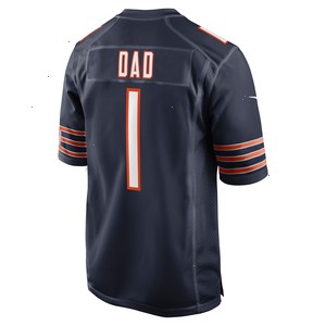 Number 1 Dad Chicago Bears Nike Game Jersey - Navy