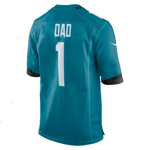 Number 1 Dad Jacksonville Jaguars Nike Game Jersey - Teal