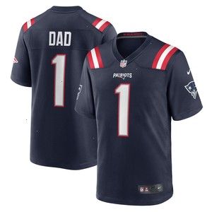 Number 1 Dad New England Patriots Nike Game Jersey - Navy