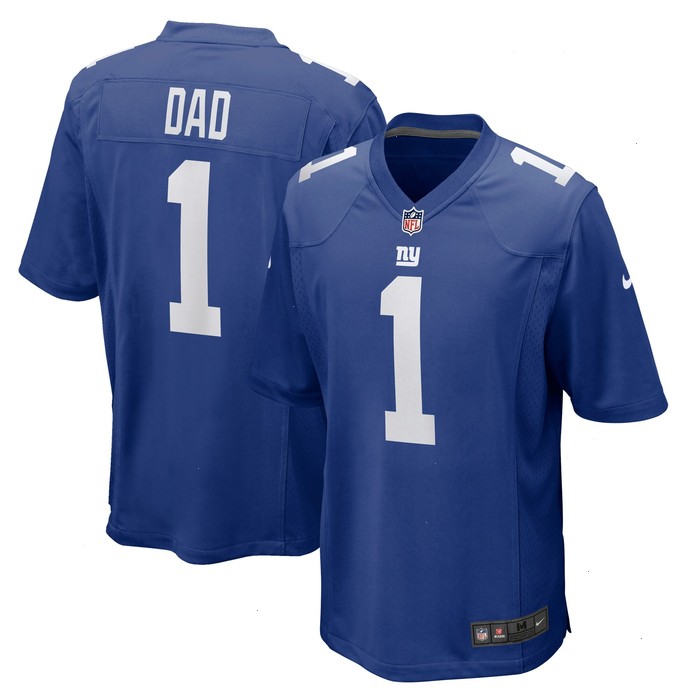 Number 1 Dad New York Giants Nike Game Jersey - Royal