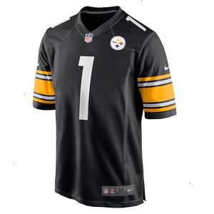 Number 1 Dad Pittsburgh Steelers Nike Game Jersey - Black