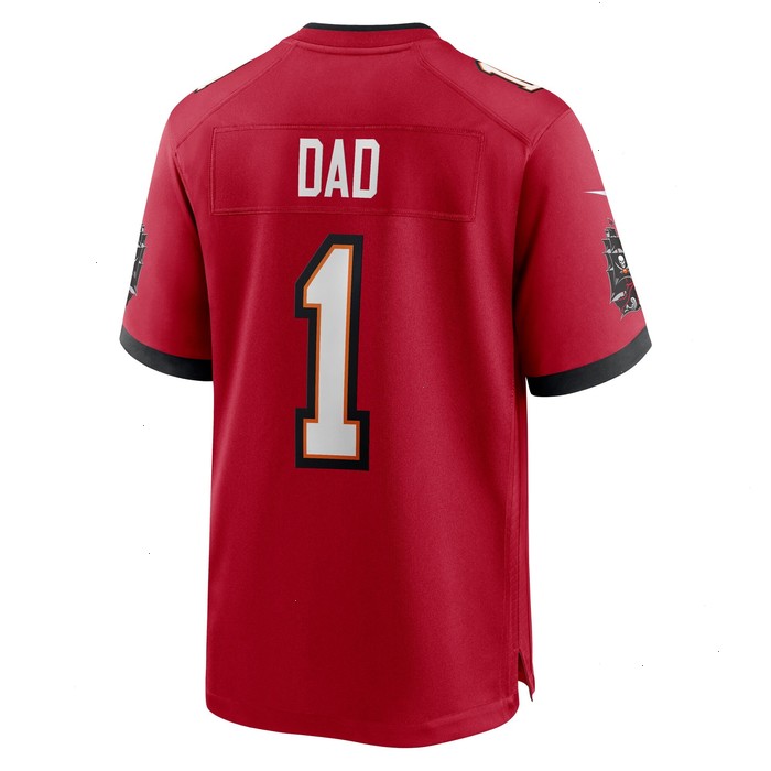 Number 1 Dad Tampa Bay Buccaneers Nike Game Jersey - Red