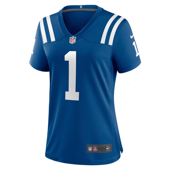 Number 1 Mom Indianapolis Colts Nike Women's Game Jersey - Royal