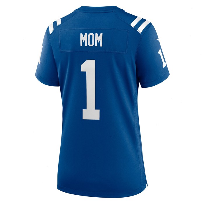 Number 1 Mom Indianapolis Colts Nike Women's Game Jersey - Royal