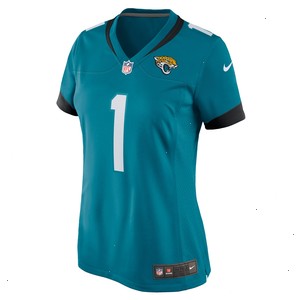 Number 1 Mom Jacksonville Jaguars Nike Women's Game Jersey - Teal