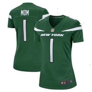 Number 1 Mom New York Jets Nike Women's Game Jersey - Gotham Green