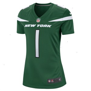 Number 1 Mom New York Jets Nike Women's Game Jersey - Gotham Green