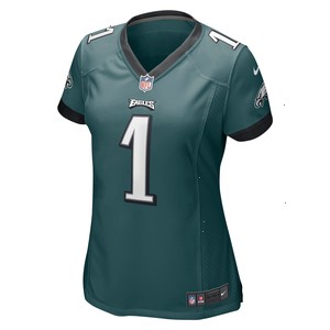 Number 1 Mom Philadelphia Eagles Nike Women's Game Jersey - Midnight Green