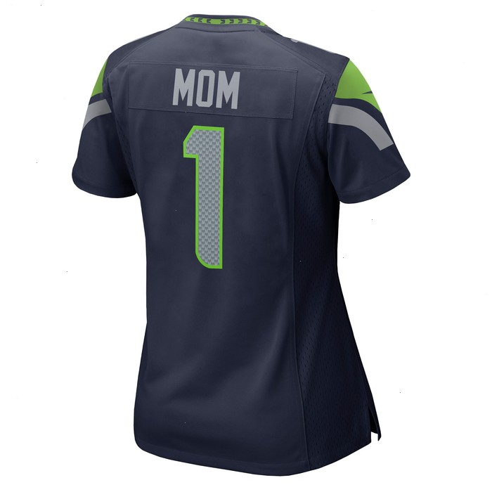 Number 1 Mom Seattle Seahawks Nike Women's Game Jersey - College Navy