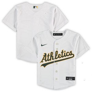 Oakland Athletics Nike Preschool Home Replica Team Jersey - White