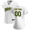 Oakland Athletics Nike Women's Home Replica Custom Jersey - White