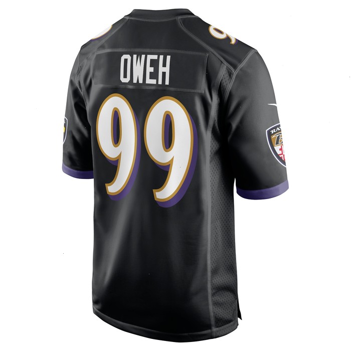 Odafe Oweh Baltimore Ravens Nike Game Jersey - Black