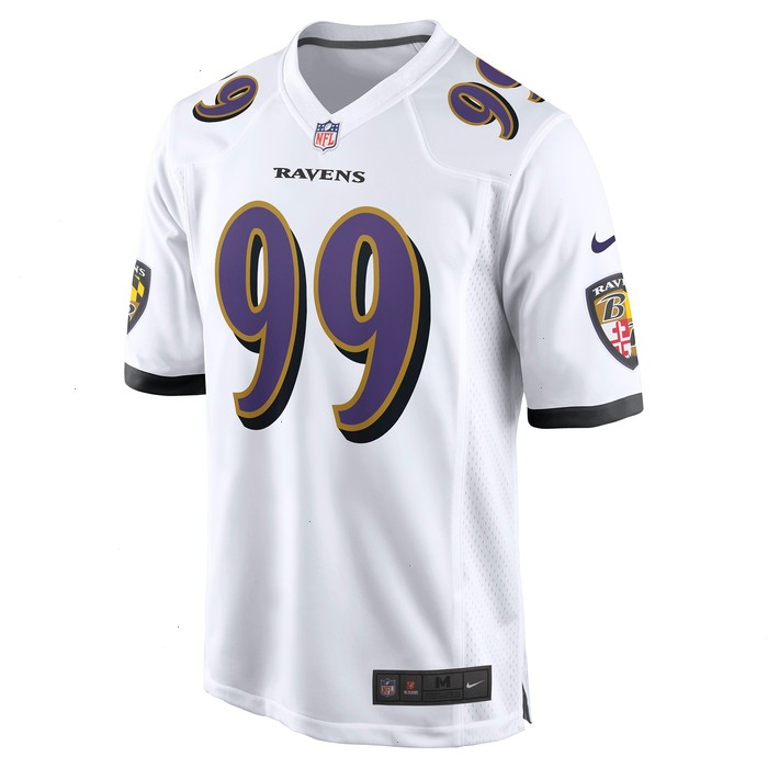 Odafe Oweh Baltimore Ravens Nike Game Jersey - White