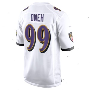 Odafe Oweh Baltimore Ravens Nike Game Jersey - White