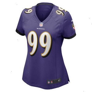 Odafe Oweh Baltimore Ravens Nike Women's Game Jersey - Purple