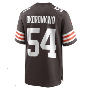 Ogbonnia Okoronkwo Cleveland Browns Nike Game Player Jersey - Brown