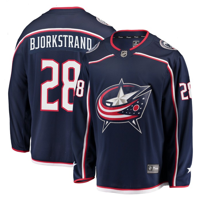 Oliver Bjorkstrand Columbus Blue Jackets Fanatics Branded Breakaway Jersey - Navy