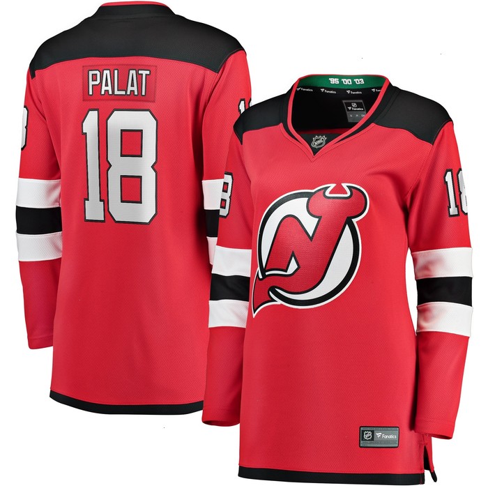 Ondrej Palat New Jersey Devils Fanatics Branded Women's Home Breakaway Player Jersey - Red